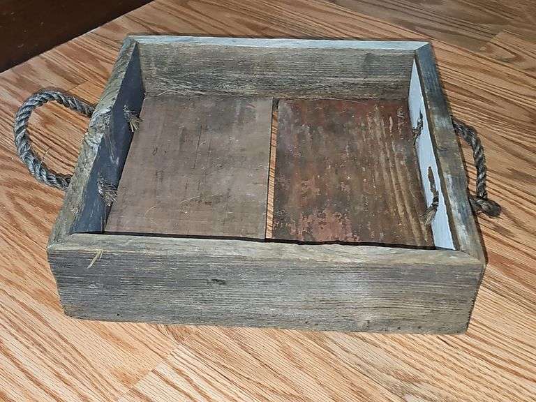 Rustic Wooden Box Decor