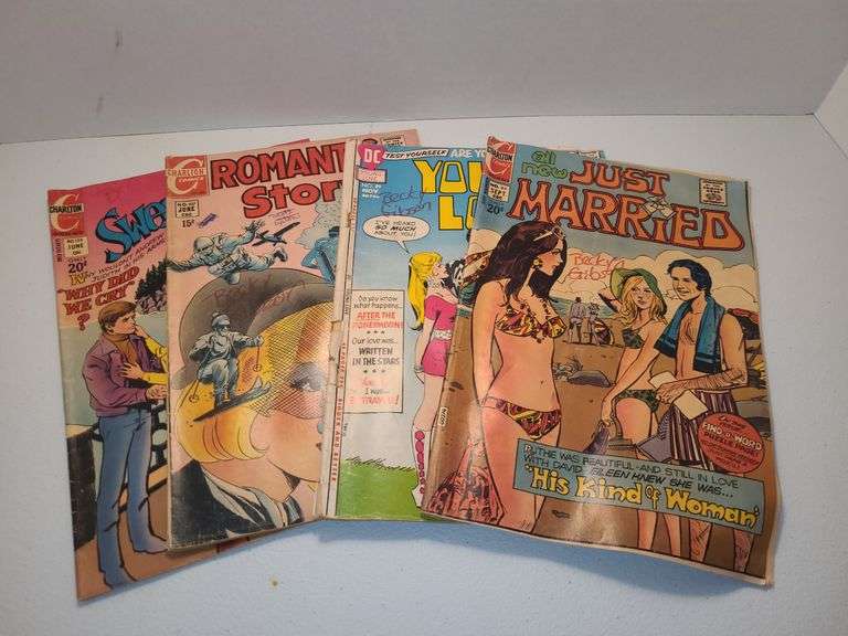 Vintage comics & books