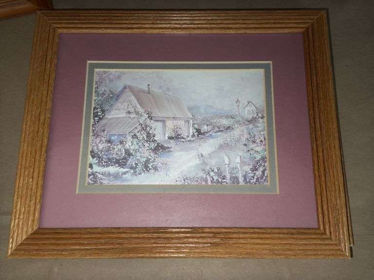 Framed artwork