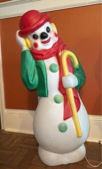 Snowman blowmold