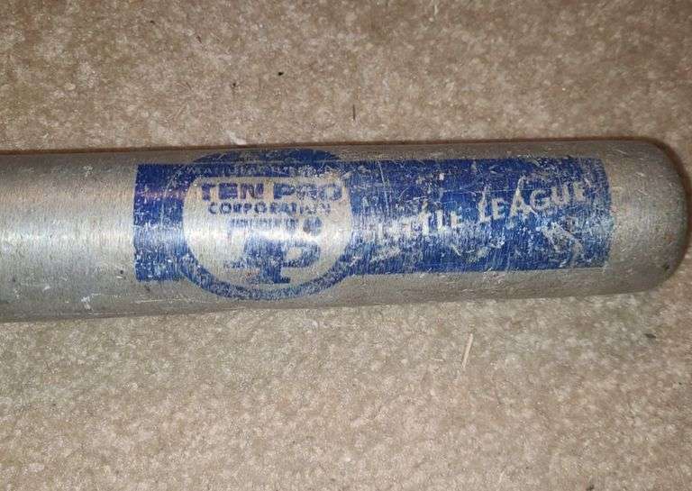 Baseball bats.
