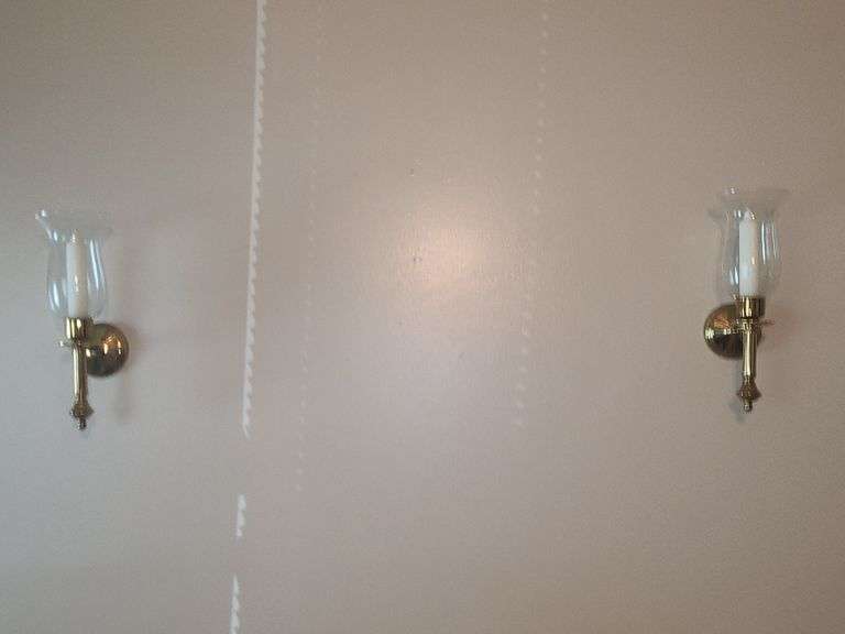 Wall sconces with candles