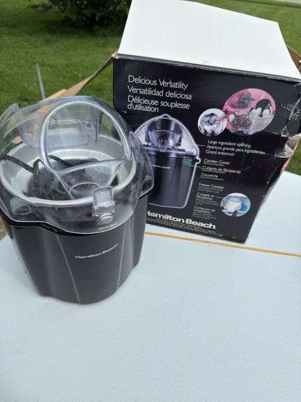 Hamilton beach ice cream maker