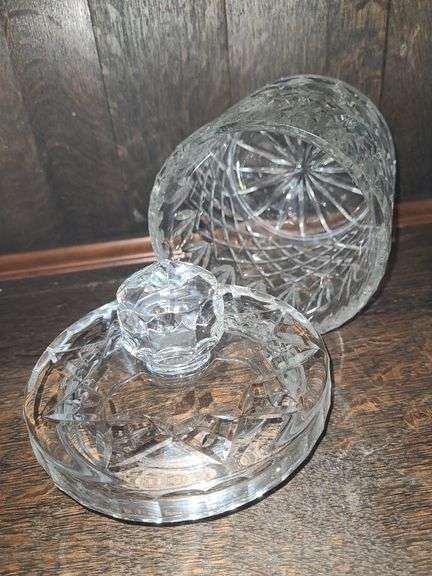 Clear glass candy dishes
