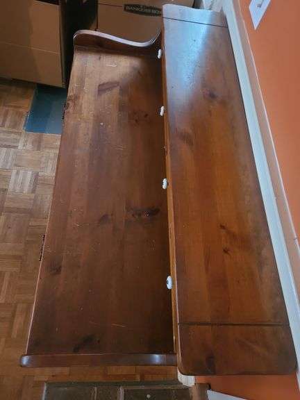 Wooden desk