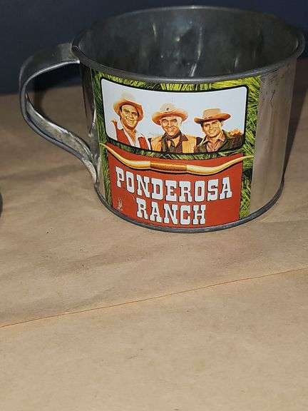"Bonanza" Tin Ponderosa cups
