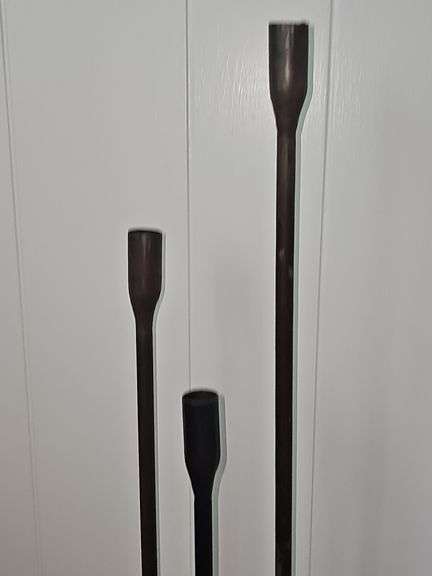 Rod Iron Candle Stick Holders