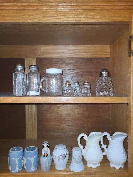 Various salt & pepper shakers