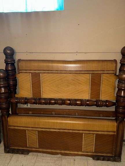 Antique headboard & footboard