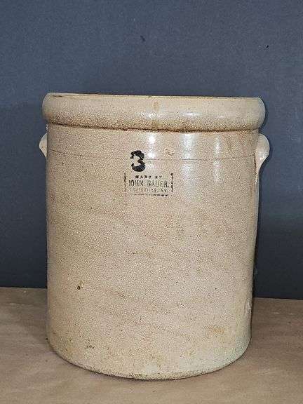 Louisville Kentucky number 3 crock jar.
