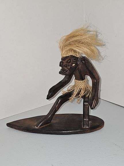 Hand carved wooden figure