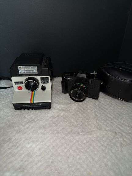 Vintage Polaroid Camera & Sports Illustrated Camera