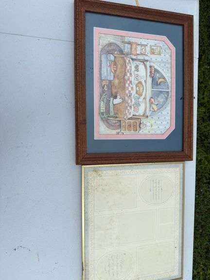 4pc framed artwork