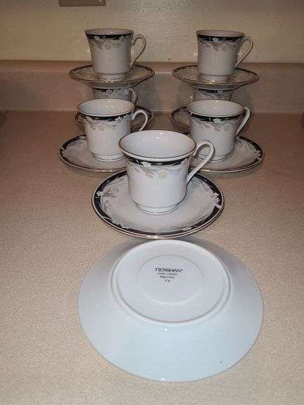 Tienshan Teacups and saucers.