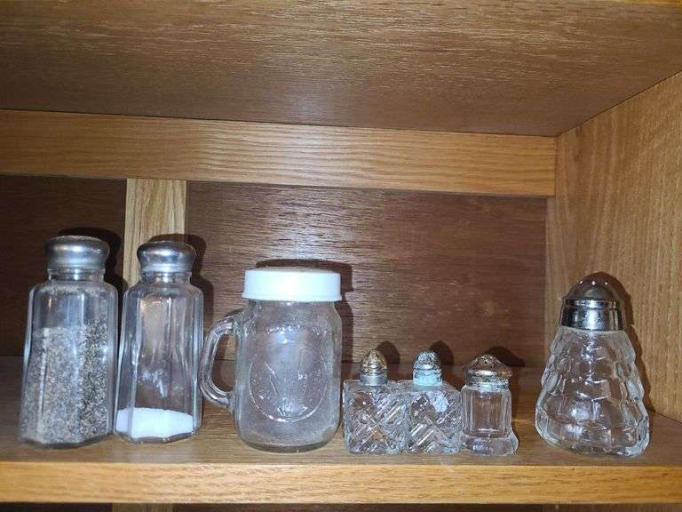 Various salt & pepper shakers