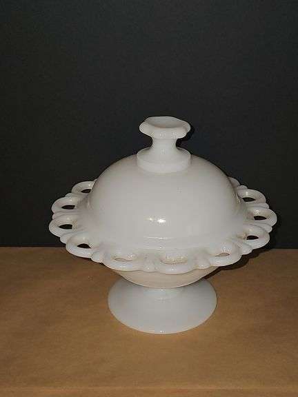 Milk Glass Candy dish