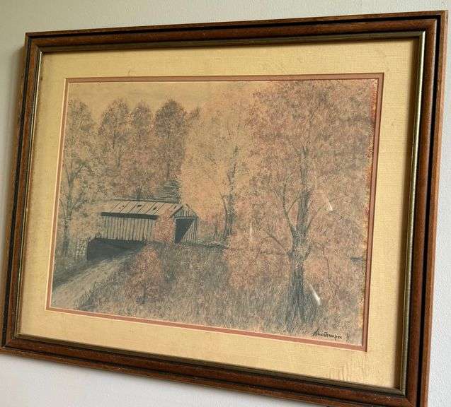Signed John Stamper Lithograph