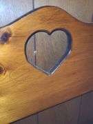 Wooden hall bench