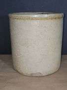 7½" crock jar.