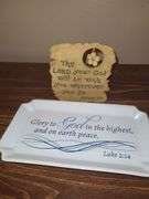 Homco Doves & religious decore