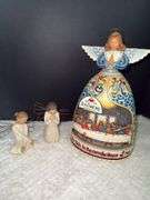 Jim Shore figure & Willow figures