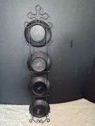 Minature plates and wall hanging plate holder