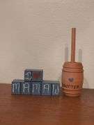 Welcome to our kitchen sign & small wooden decor