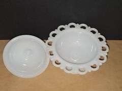 Milk Glass Candy dish