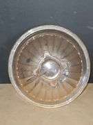 Vintage 9.5" Pink Tint Glass Ribbed Mixing Bowl