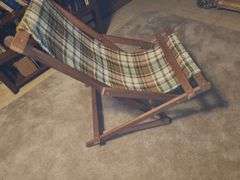 Antique wooden chair.