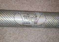 Baseball bats.
