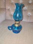 Blue oil lamp