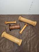 Primitive Old Wood Thread Spools Holders