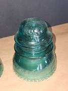 Telegraph Insulator Blue & clear