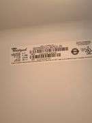 Whirlpool black refrigerator