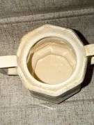 Vintage White Ironstone Creamer & Sugar Set