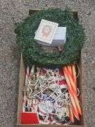 Totes of Christmas decor