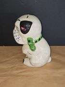 Vintage 1940's Ceramic Bulldog Coin Bank Made In Japan Dog