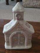 Precious Moments light up porcelain chapel