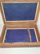 Hand carved wooden box