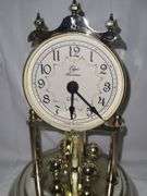 Elgin Mantel Quartz Dome Clock Rotating Pendulum