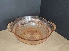 Vintage Anchor Hocking Pink Depression Glass Bowl