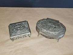 Small metal jewelry boxes