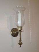 Wall sconces with candles