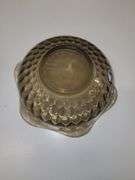 Vintage Smokey brown /Gray Candy Dish With Ruffled Rim