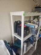 Plastic shelf