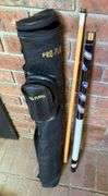Pool sticks & carrying case