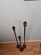 Rod Iron Candle Stick Holders