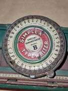 Vintage Simplex Special Demonstrated Model B Typewriter