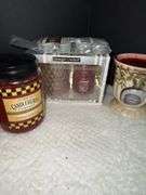 Candleberry Cinnamon Broomstick candle & other various candles and holders